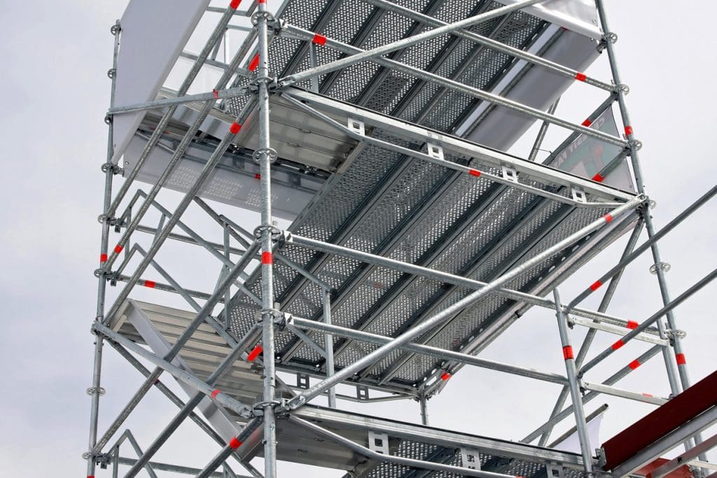 Big aluminum scaffolding platforms for building construction